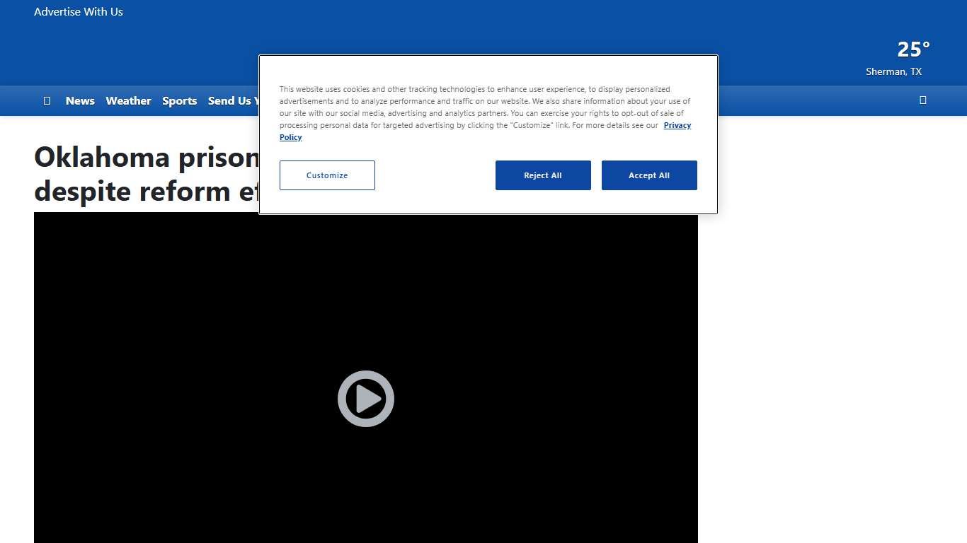 Oklahoma prison population continues to grow despite reform efforts